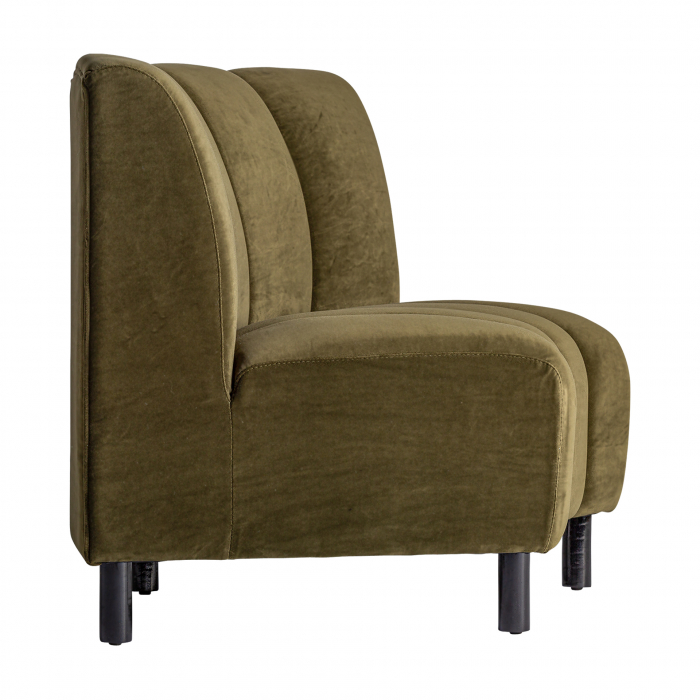 Canapea modulara Art Deco catifea verde|Canapele elegante living [2]