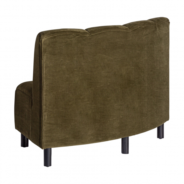 Canapea modulara Art Deco catifea verde|Canapele elegante living [3]