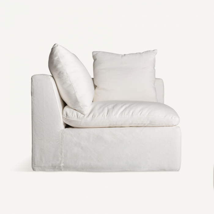 Canapea modulara Art Deco in alb|Canapele versatile [2]