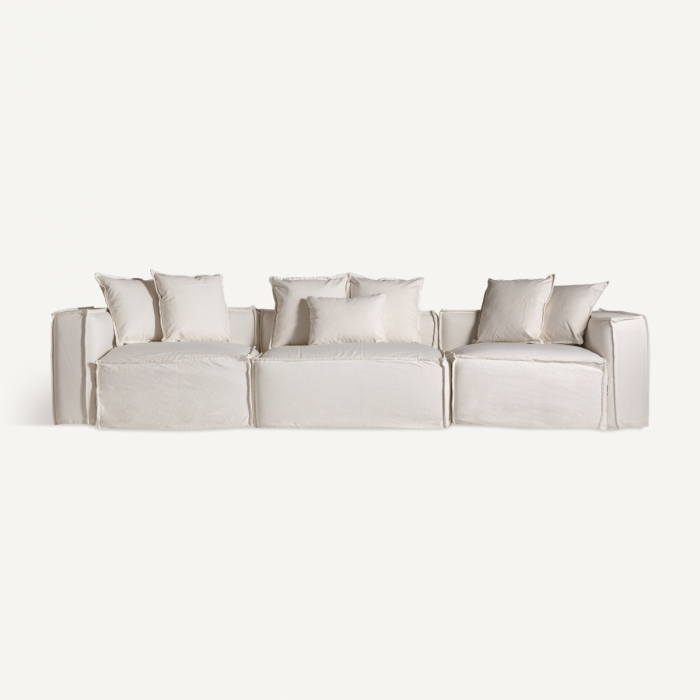 Canapea modulara Art Deco in alb|Canapele flexibile [5]