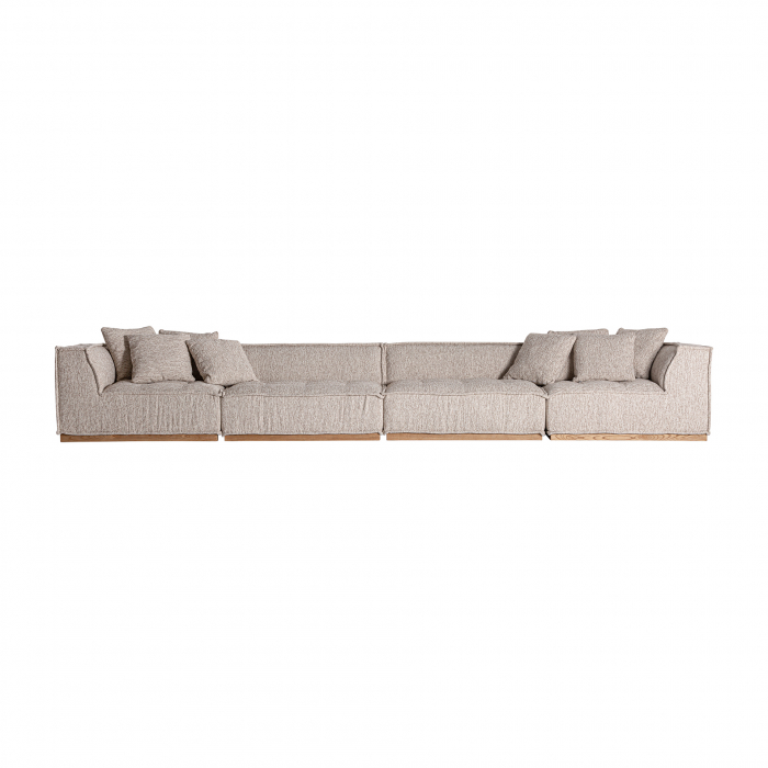 Canapea modulara Art Deco bej | Canapele flexibile [8]