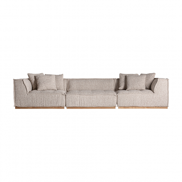 Canapea modulara Art Deco bej | Canapele flexibile [6]