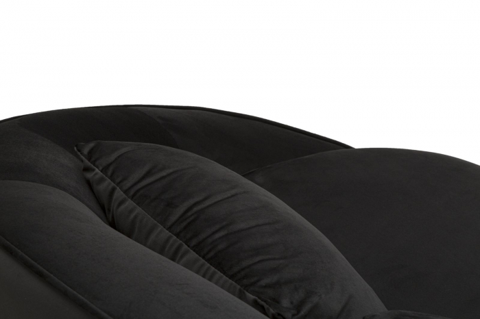 Canapea neagra eleganta living modern CreativDeco [9]