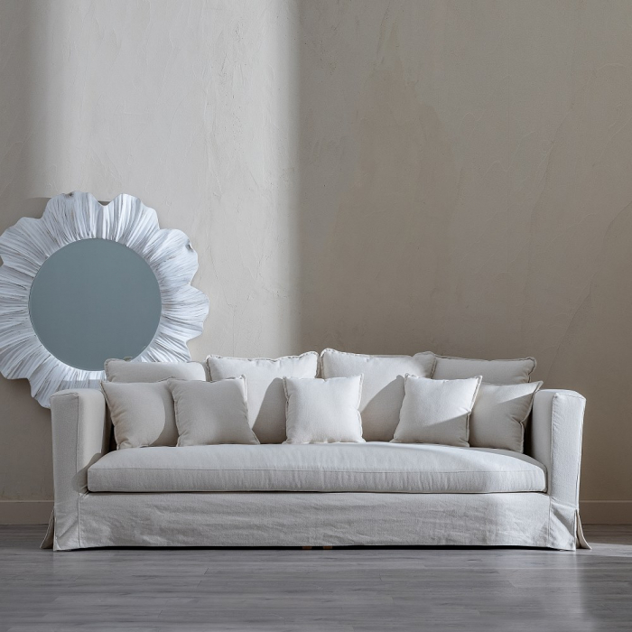 Canapea Crem 4 Locuri CreativDeco - Mobilier Confortabil pentru Living [2]