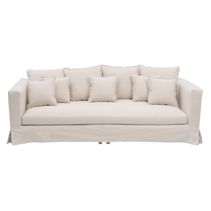 Canapea Crem 4 Locuri CreativDeco - Mobilier Confortabil pentru Living [3]