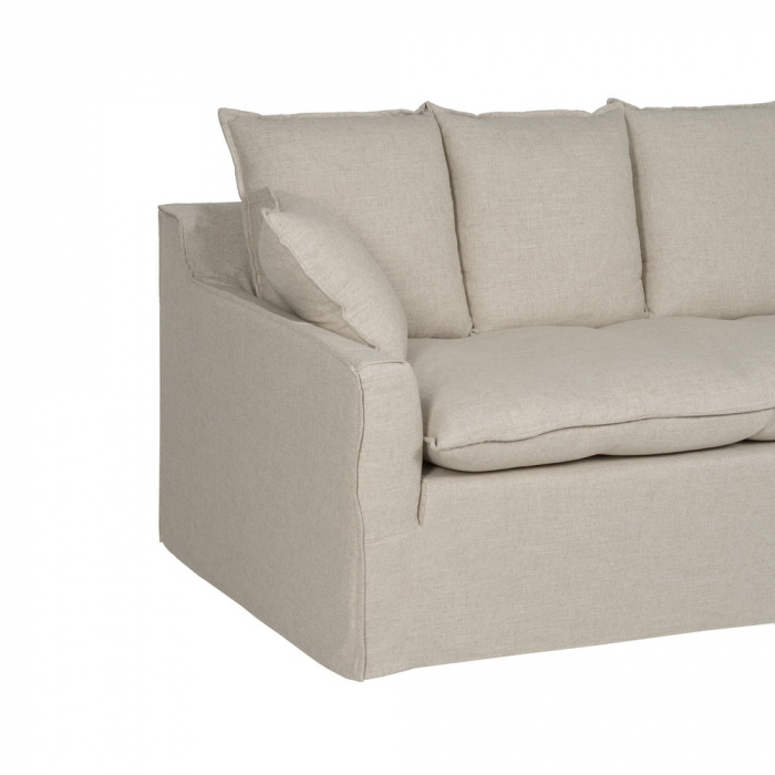 Canapea mare cu tapiterie naturala pentru decor modern|Canapele textile pentru interioare elegante [5]