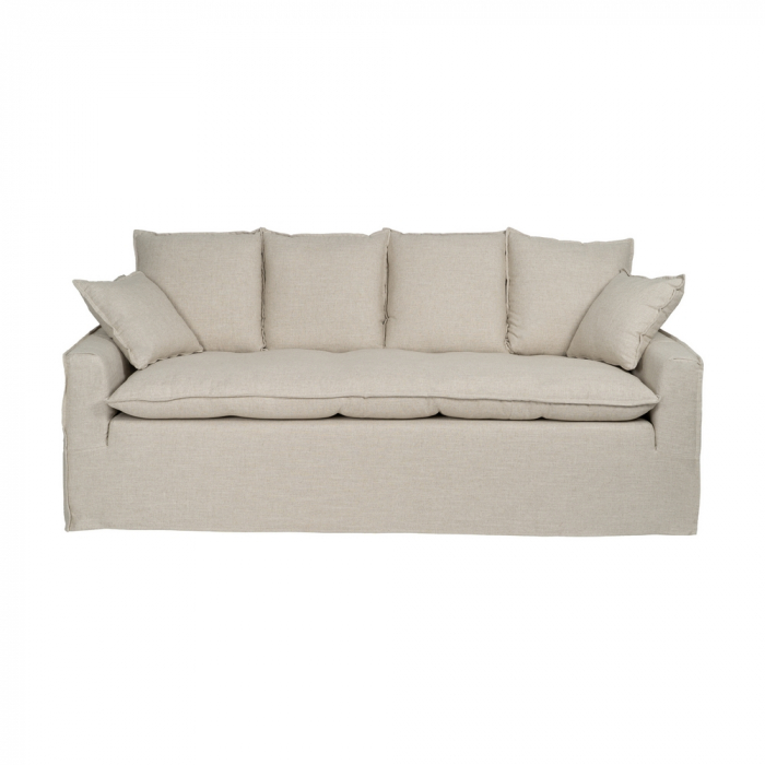 Canapea mare cu tapiterie naturala pentru decor modern|Canapele textile pentru interioare elegante [3]