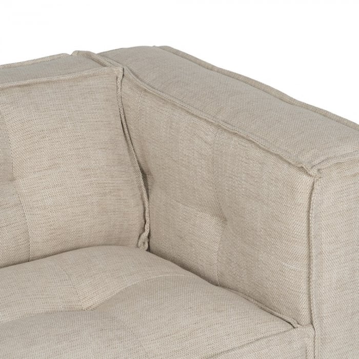 Canapea Crem SIBARIS CreativDeco - Durabilitate si Confort pentru Camera de Zi [9]
