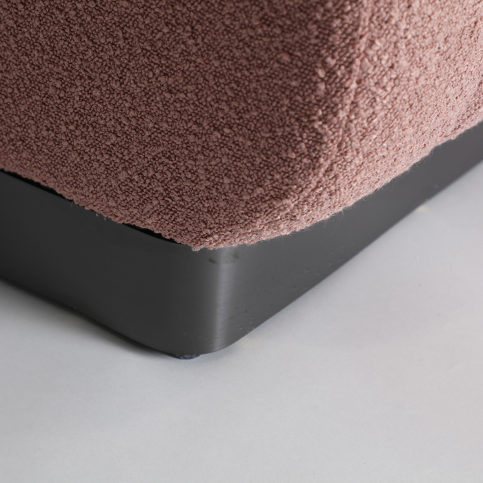 Canapea din bumbac roz Warhem 140 x 65 x 100 cm [9]