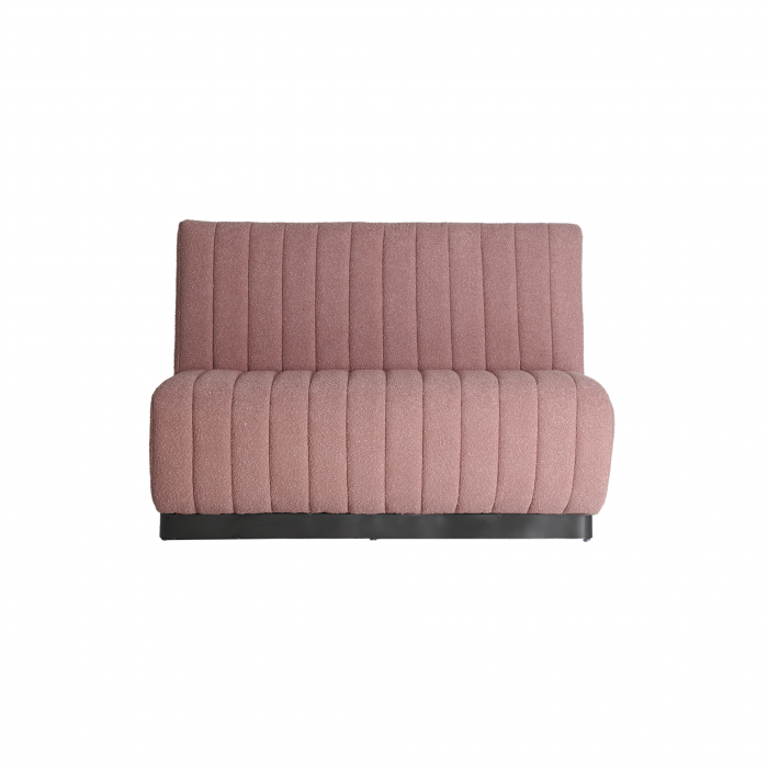 Canapea din bumbac roz Warhem 140 x 65 x 100 cm [1]