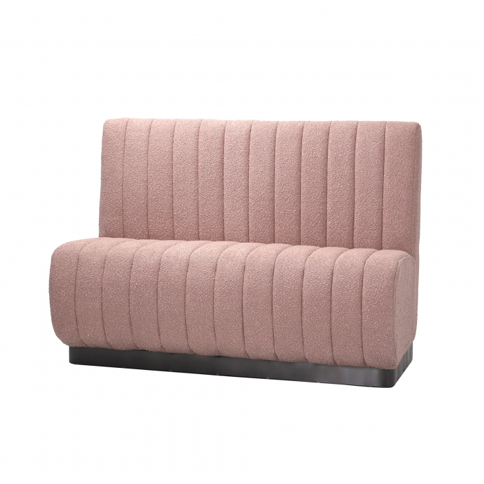 Canapea din bumbac roz Warhem 140 x 65 x 100 cm [2]