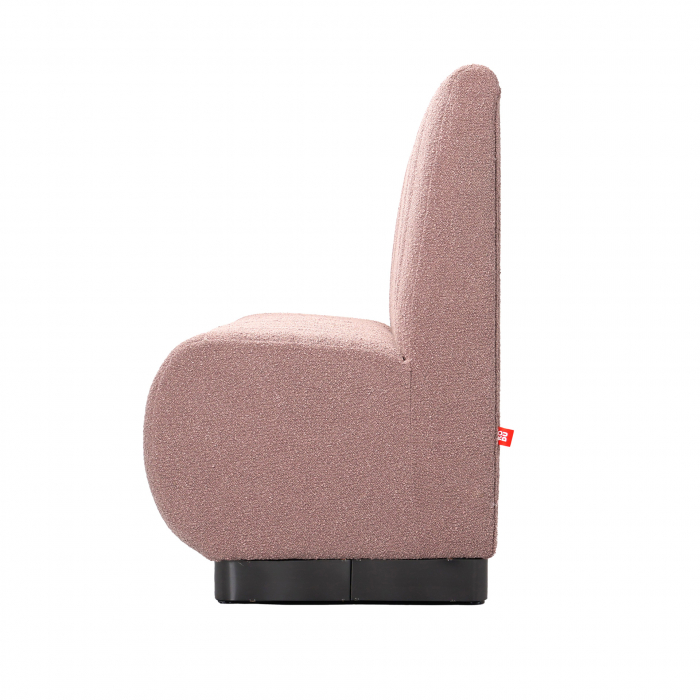 Canapea din bumbac roz Warhem 140 x 65 x 100 cm [3]