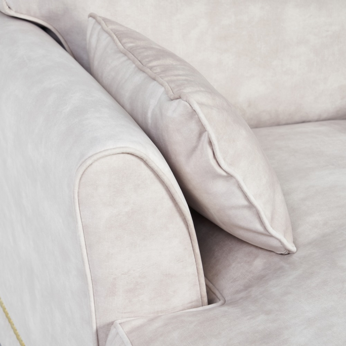 Canapea lounge bej perne confortabile [4]