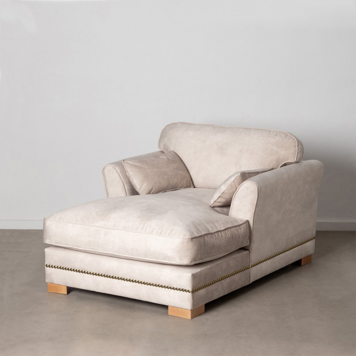 Canapea lounge bej perne confortabile [1]