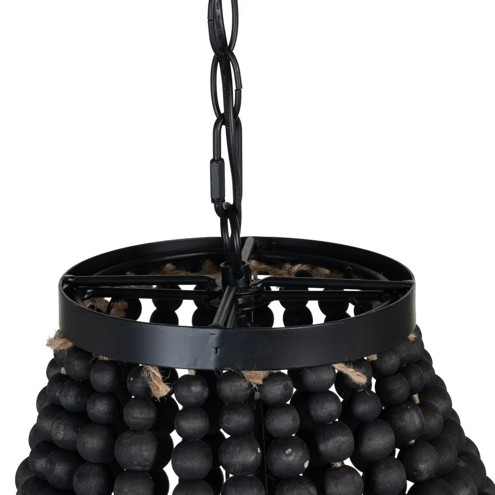 Candelabru Boho Rosario, Lemn Negru - CreativDeco.ro [8]