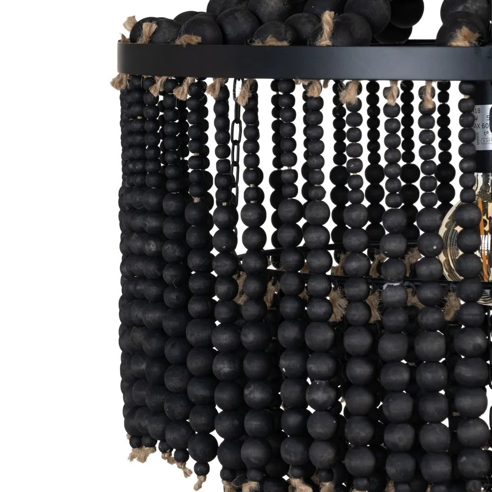 Candelabru Boho Rosario, Lemn Negru - CreativDeco.ro [7]