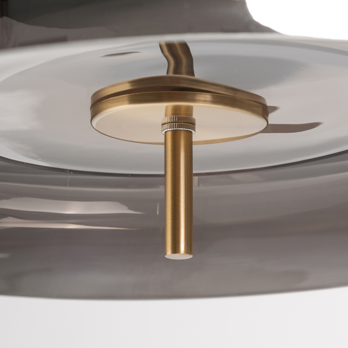 Candelabru Art Deco metal auriu|Lustre elegante inalte [3]