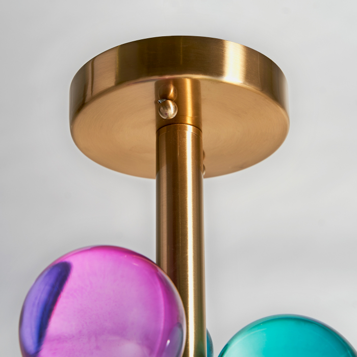 Candelabru Art Deco multicolor|Lustre elegante colorate [2]