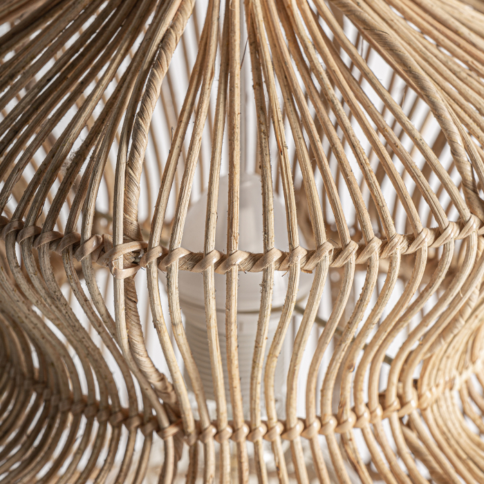 Candelabru ratan boho|Iluminat natural|Lampi suspendate artizanale [3]