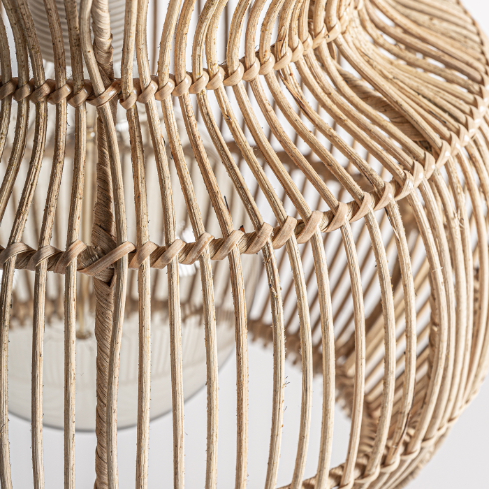 Candelabru ratan boho|Iluminat natural|Lampi suspendate artizanale [4]