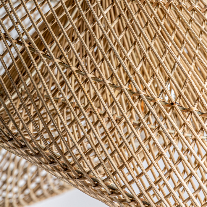 Candelabru ratan statement|Iluminat contemporan natural [4]
