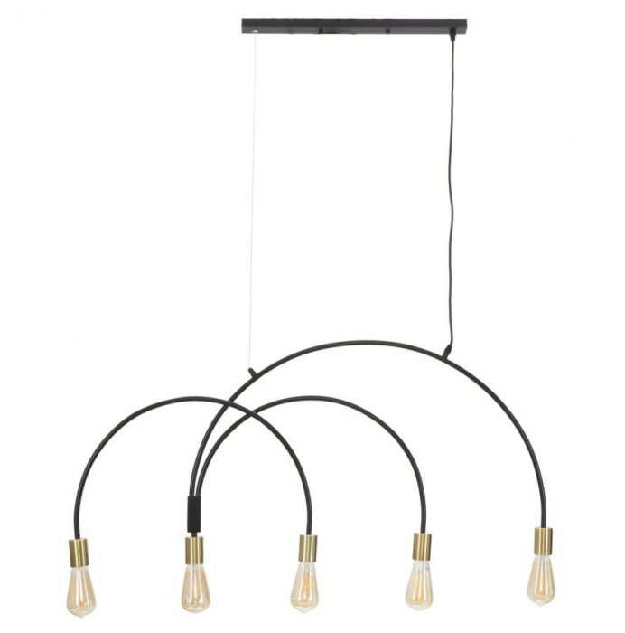 Candelabru modern negru CreativDeco [1]