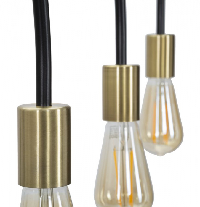 Candelabru modern negru CreativDeco [3]