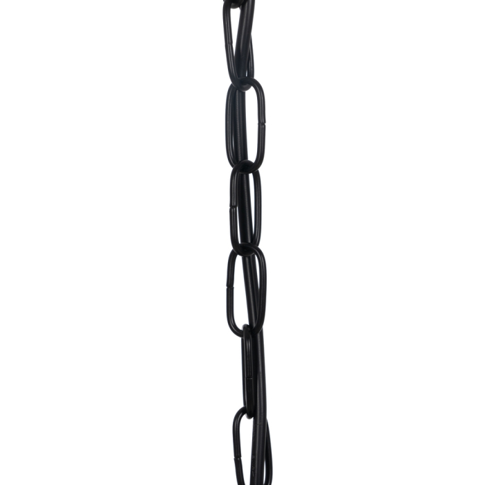 Candelabru negru cu clopot cilindric, contrast dramatic [10]