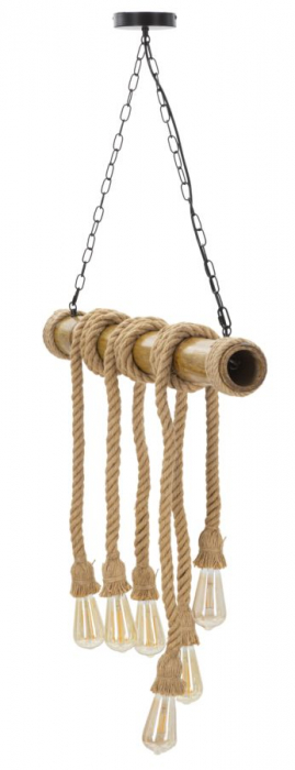 Lustra rustica boho-chic - CreativDeco [3]