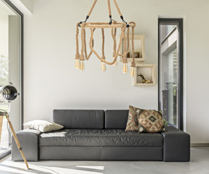 Candelabru rustic boho chic CreativDeco [8]
