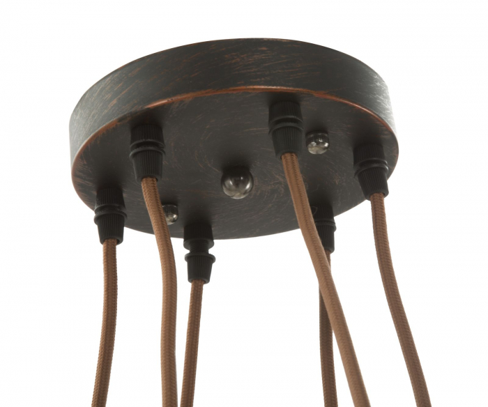 Candelabru industrial roti 6 lumini Indust Circle 110 - CreativDeco.ro [8]