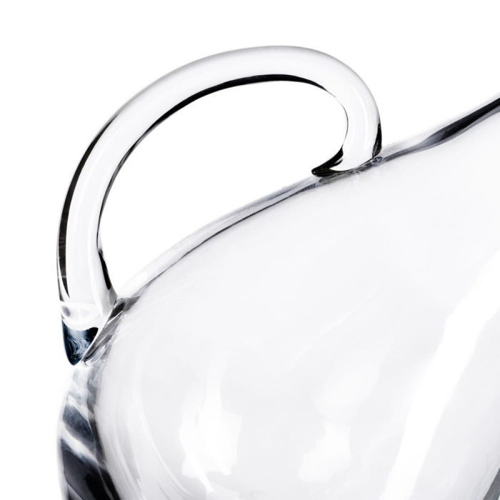 Carafă din sticlă transparentă cu mâner și gât alungit [3]