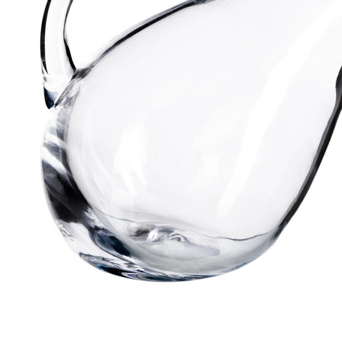 Carafă din sticlă transparentă cu mâner și gât alungit [4]