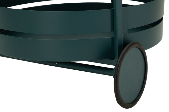 Carucior bar metalic verde petrol 40x49-5x61 cm [6]