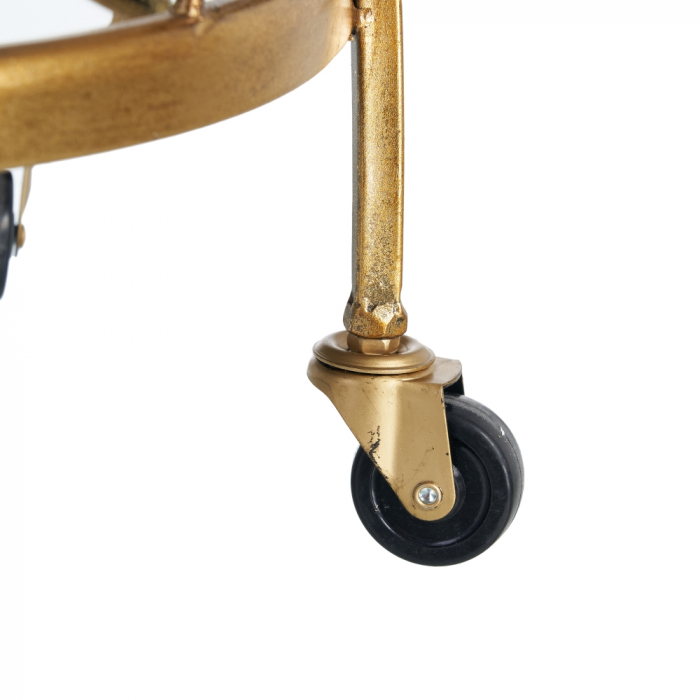 Carucior de servire elegant din fier si oglinda - CreativDeco [8]