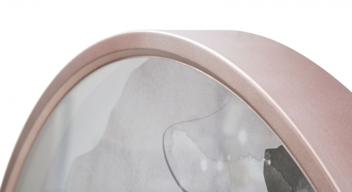 Ceas de perete Art Pink, sticla/metal, rose gold, Mauro Ferretti [5]