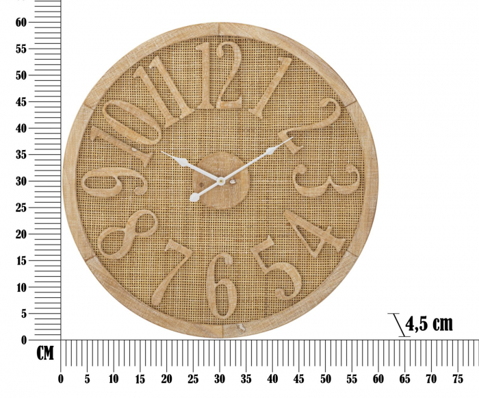 Ceas de perete rustic - Decor natural - CreativDeco [6]
