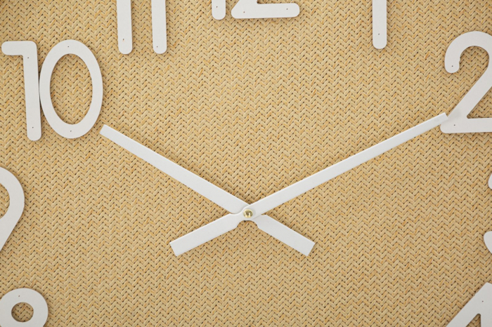 Ceas de perete Boho Plus, MDF/ratan, natural [5]