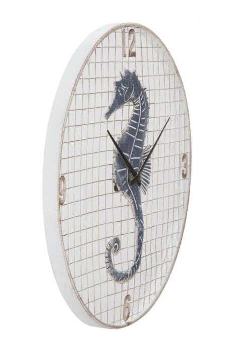 Ceas de perete cu calut de mare - Decor marin - CreativDeco [4]