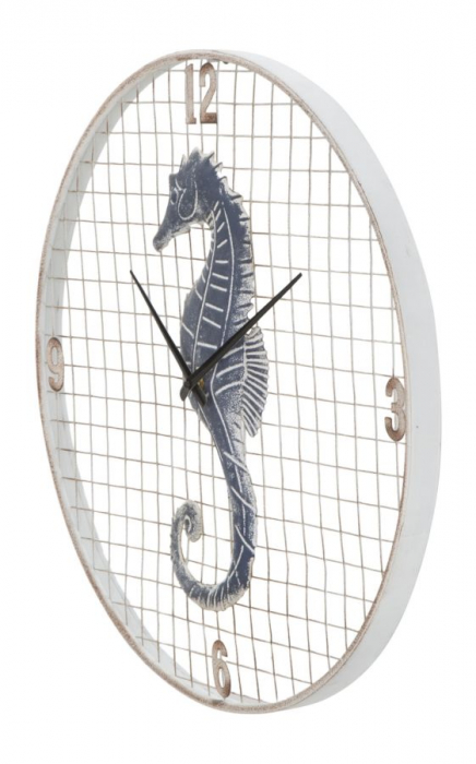 Ceas de perete cu calut de mare - Decor marin - CreativDeco [5]