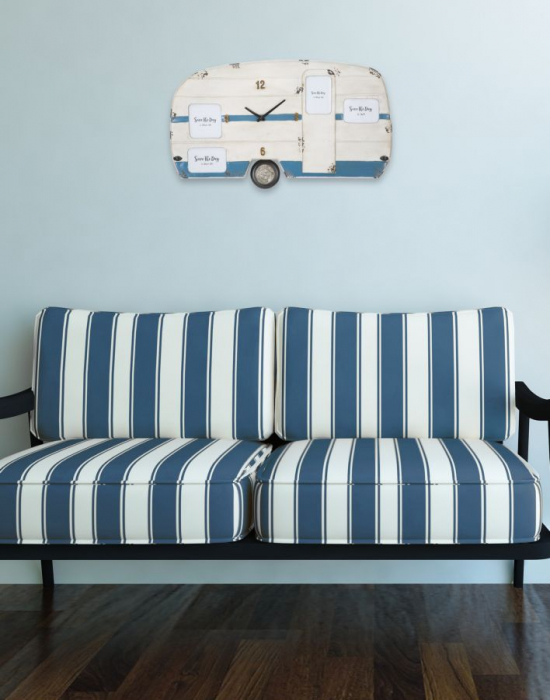 Ceas de perete vintage rulota - Design unic - CreativDeco [10]