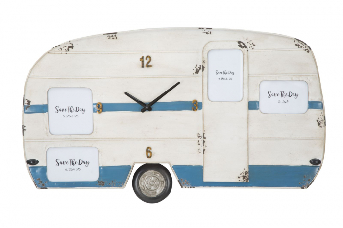 Ceas de perete vintage rulota - Design unic - CreativDeco [1]