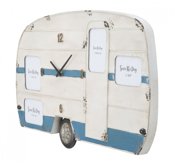 Ceas de perete vintage rulota - Design unic - CreativDeco [3]
