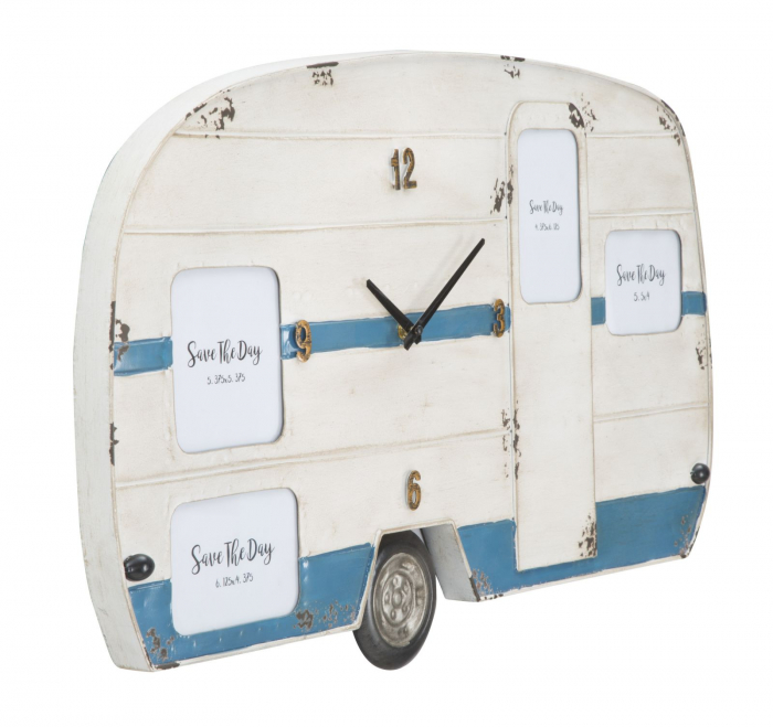 Ceas de perete vintage rulota - Design unic - CreativDeco [2]