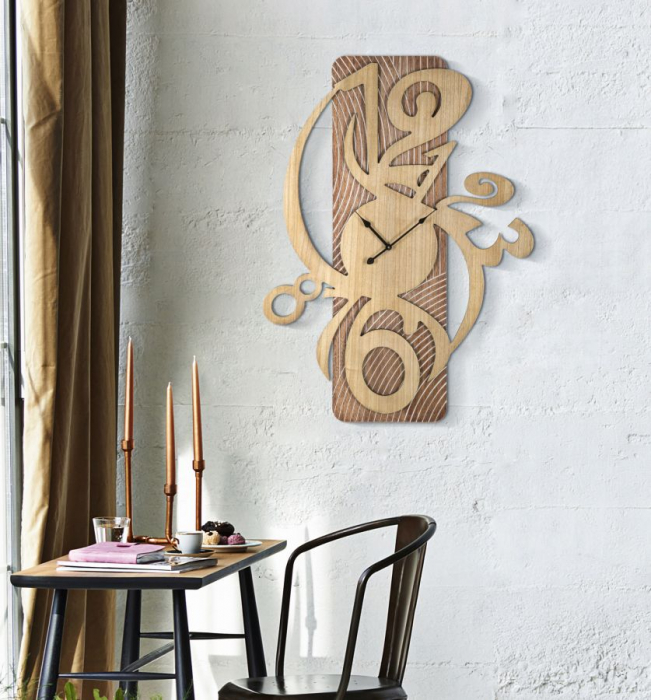 Ceas de perete special cu dimensiuni impresionante - CreativDeco [2]