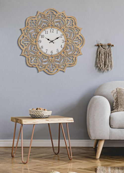Ceas de perete mandala - Design detaliat - CreativDeco [5]