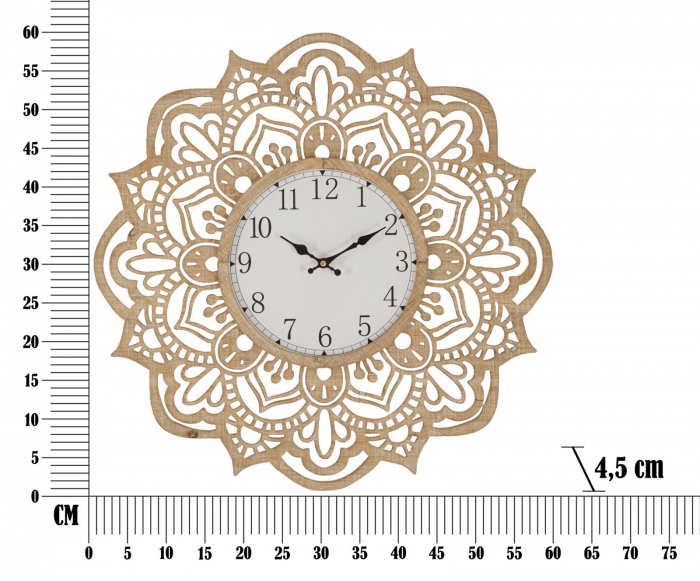 Ceas de perete mandala - Design detaliat - CreativDeco [6]