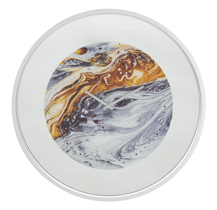 Ceas de perete Mirror, oglinda/metal, multicolor, Mauro Ferretti [3]