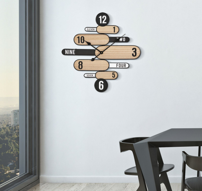 Ceas de perete inedit boho-chic - Stil original - CreativDeco [2]
