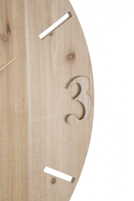 Ceas de perete modern cu design contrastant - CreativDeco [4]